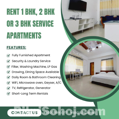 3Bed Room Serviced Apartment RENT in Bashundhara R/A.